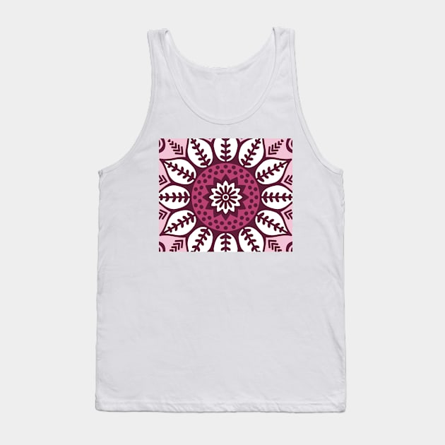 pattern flowers Tank Top by timegraf